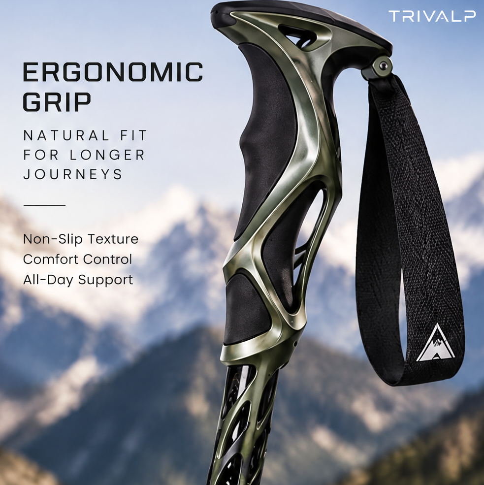 TRIVALP Lightweight Adjustable Trekking Pole
