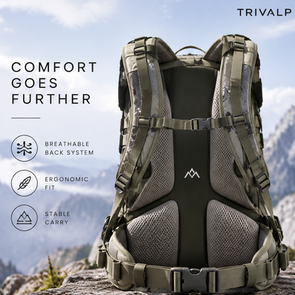 TRIVALP Ergonomic Rock Camo Backpack