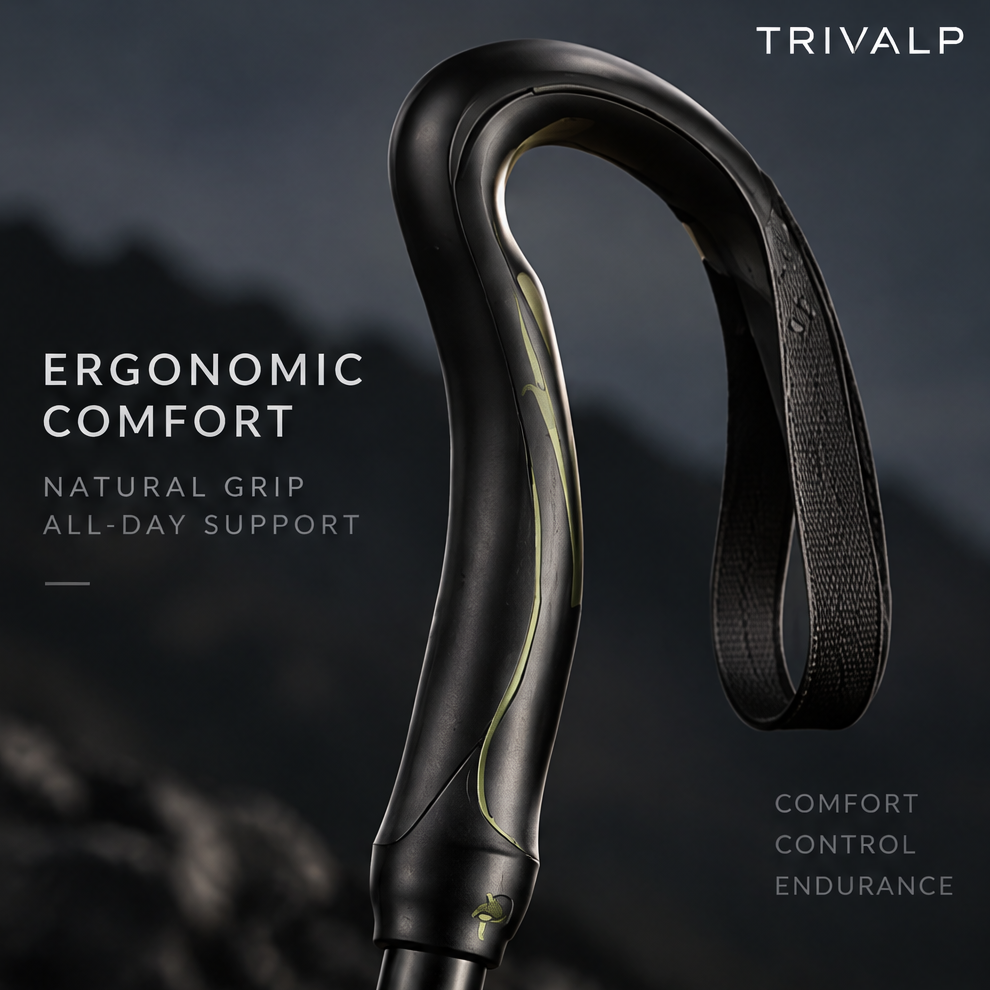 TRIVALP Ergonomic Adjustable Trekking Pole