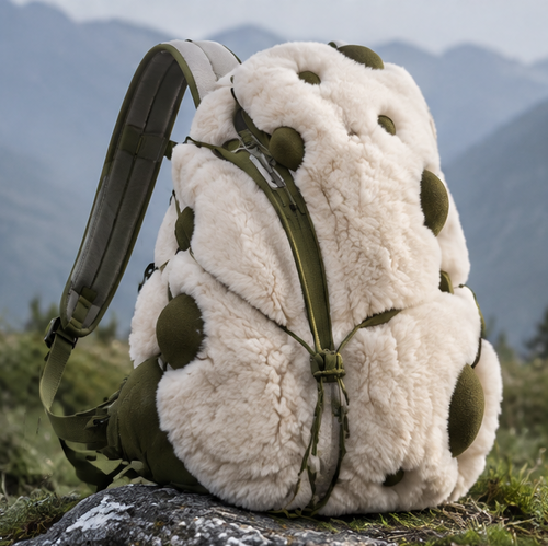 TRIVALP Fleece Exterior Hiking Backpack
