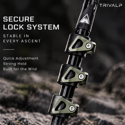 TRIVALP Lightweight Adjustable Trekking Pole