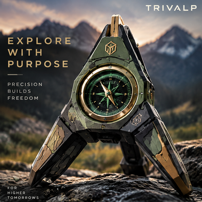 TRIVALP Tripod Stand Precision Field Compass