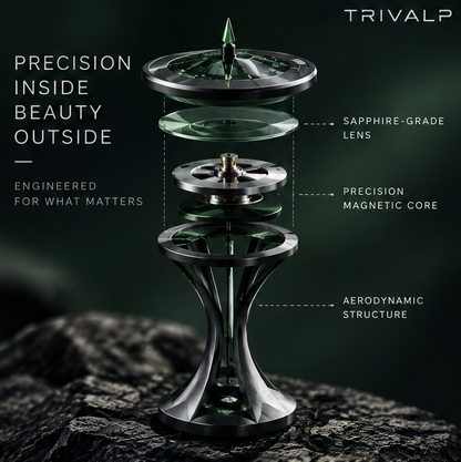 TRIVALP Premium Aluminum Precision Compass