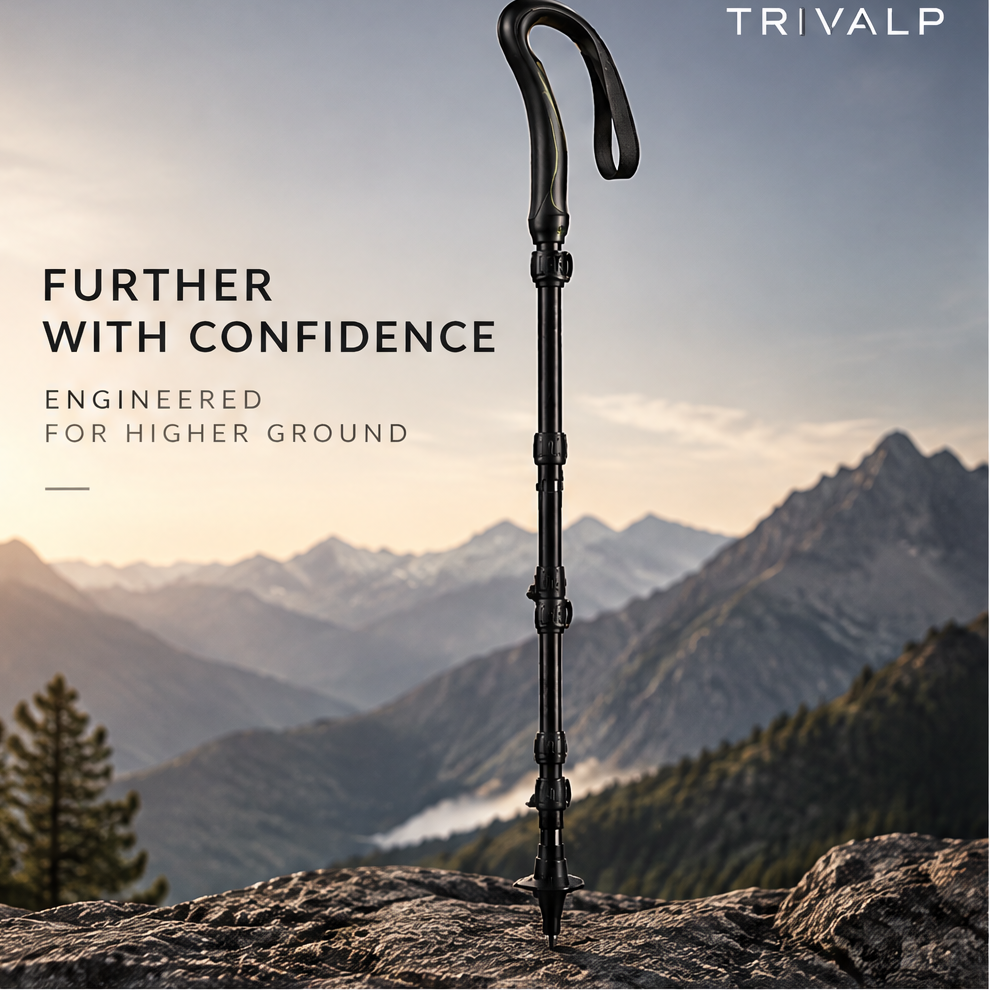 TRIVALP Ergonomic Adjustable Trekking Pole