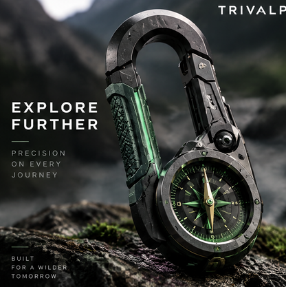 TRIVALP Secure Aluminum Carabiner