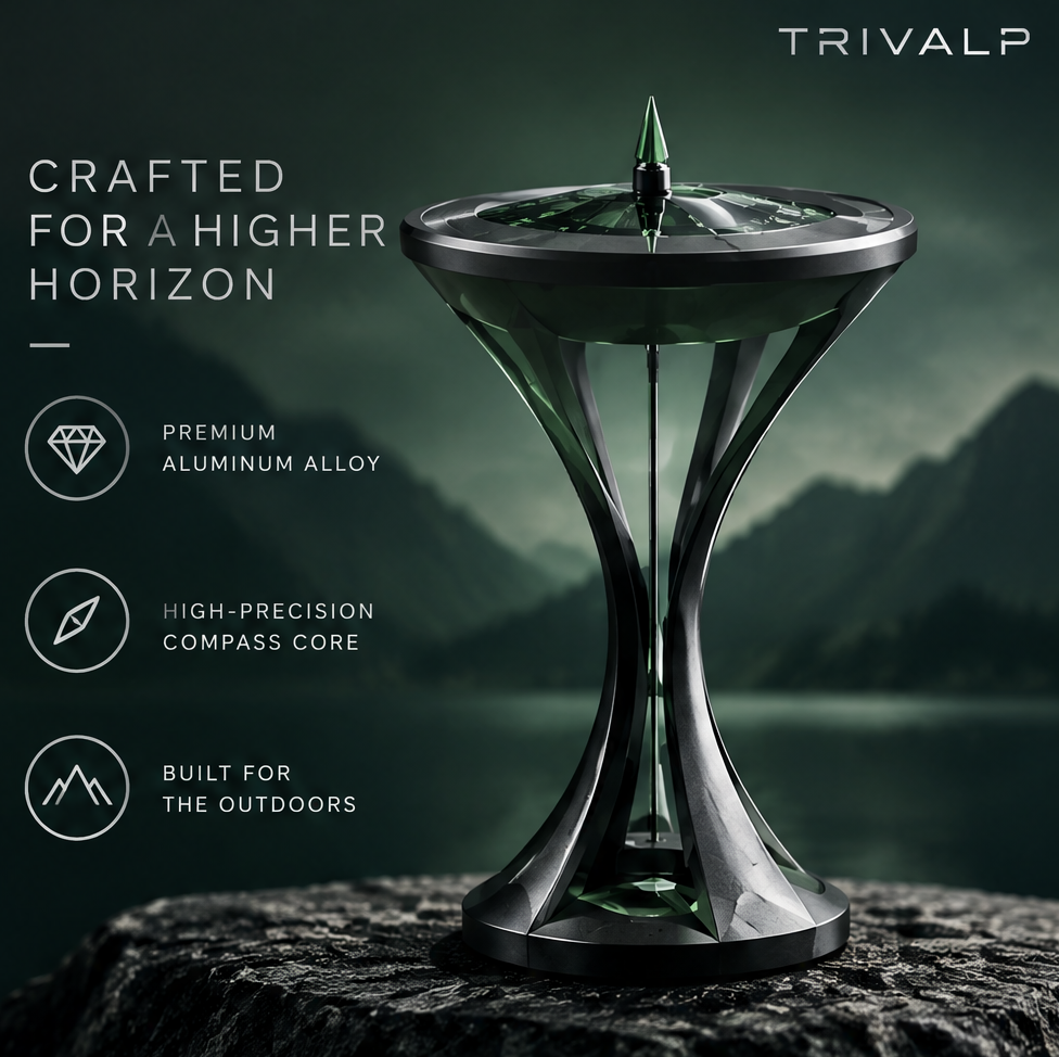 TRIVALP Premium Aluminum Precision Compass