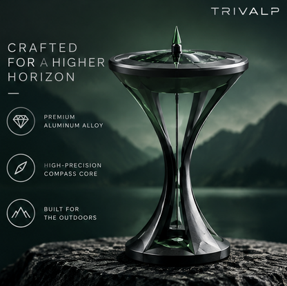 TRIVALP Premium Aluminum Precision Compass