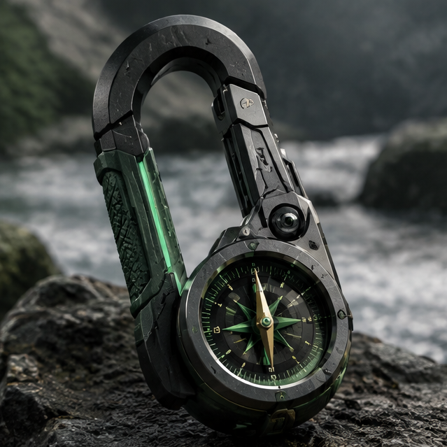 TRIVALP Secure Aluminum Carabiner