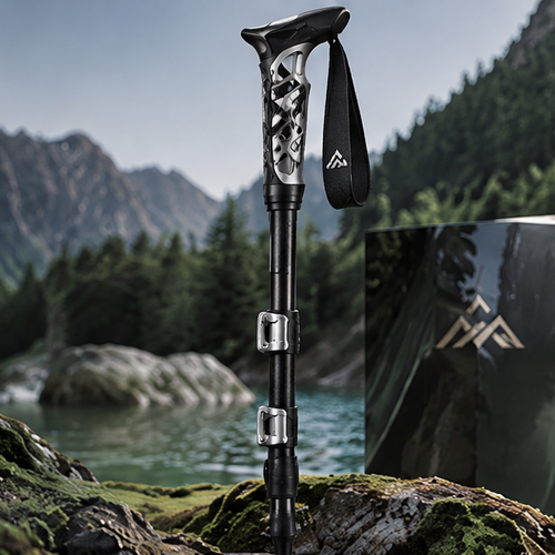 TRIVALP Hollow Ergonomic Grip Trekking Poles